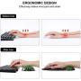 Anyshock Keyboard Wrist Rest Set and Ergonomic Mouse Pad with Wrist Support Memory Foam Filled Non Slip Durable Comfortable Lightweight Wrist Pad for Easy Typing & Pain Relief (Black Marble)
