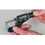 Fowler Full Warranty Xtra-Value II Electronic Micrometer with Grey Enamel Finish, 54-870-001-0, 0-1''/0-25mm Measuring Range, 0.00005''/0.001mm Resolution, 0.00016''/0.004mm Accuracy, RS-232 Output