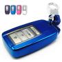 Cajek Blue TPU Key Fob Cover Case Holder Skin Bag Protector for Acura RDX RLX MDX ILX TLX PLX NSX 2 3 4 Buttons Remote Control (Not Fit Engine Hold Key)