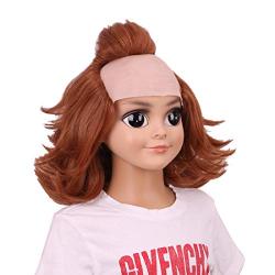 Honcloud Short Curly Blad Clown Wig Halloween Cospaly Costume (kid)