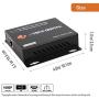 J-Tech Digital ProAV HDMI Extender Over Single Cat5e/6 Cable TCP/IP 1080p IR Remote - Up to 400 [TX + RX]