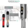 Wireless Microphone, UHF Wireless Dual Handheld Dynamic Mic System Set with Rechargeable Receiver, 160ft Range, 6.35mm(1/4) Plug, for Karaoke, Voice Amplifier, PA System, Singing Machine, Church