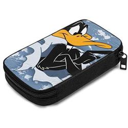 Hxuedan Daffy Duck Looney Tunes The Data Cable Storage Bag is A Portable and Independent Design SuitableVFor Travelers to Place The Data Cable, Earphone and Electronic Product Data Cable Storage Bag