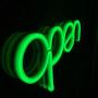 VagaryLight Open Neon Sign Light|Dynamic Mode(Flash)|Remote|Timer|USB|LED Green Open Sign for Business,CBD Dispensary,Massage,Tattoo,Bar,Man Cave,Vapor|Electronic Billboard for Stores(OG8M)