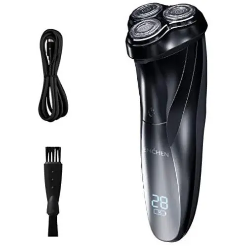 Wekeep Electric Razor for Men, Cordless Rechargeable Men’s Electric Shaver for Rotary Shaving with Pop-up Trimmer (Waterproof) Wekeep Electric Razor for Men, Cordless Rechargeable Men’s Electric Shaver for Rotary Shaving with Pop-up Trimmer (Waterproof)