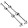 BestEquip Linear Rail Slide 2PCs 16mm x 800mm Linear Bearing Slide Set with 4Pcs Block Bearings SC20UU+4Pcs Shaft Support Linear Shaft CNC Parts Kits for Electronic Equipment Guide Bar