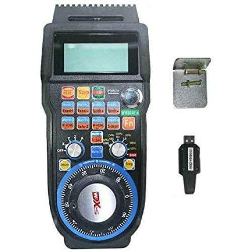 SHINA New 4 Axis Wireless Mach3 MPG Pendant CNC Handwheel Manual Pulse Generator