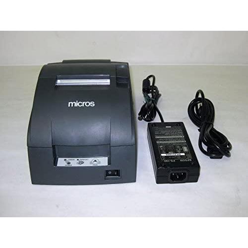 TM-U220B, Impact, two-color printing, 6 lps, Serial interface only, Power supply, Dark gray