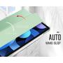 MoKo Case Fit New iPad Air 4th Generation 2020 - iPad Air 4 Case 10.9 inch Slim Lightweight Shell Stand Cover with Translucent Frosted Back Protector for iPad Air 4, Auto Wake/Sleep, Green