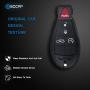 ECCPP 1X 433MHz Keyless Entry Remote Key Fob Uncut Replacement fit for Jeep Dodge Chrysler Series M3N5WY783X