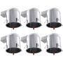Sunco Lighting 6 Pack 6 Inch Remodel Housing, Air Tight IC Rated Aluminum Can, 120-277V, TP24 Connector Included for Easy Install - UL & Title 24 Compliant