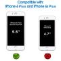 JETech Screen Protector for iPhone 6 Plus and iPhone 6s Plus, 5.5-Inch, Tempered Glass Film, 2-Pack