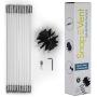 14 Quick Snap Cleaning Kit with Drill Attachment for Dryer Hose and Vent Duct Cleaning - Ziggurat Products