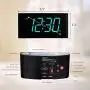 Rocam Digital Alarm Clock for Bedrooms - Large 6.5'' LED Display with Dimmer, Snooze, 7 Color Night Light, Easy to Set, USB Chargers, Battery Backup, 12/24 Hour for Kids, Boys, Heavy Sleepers(Blue)