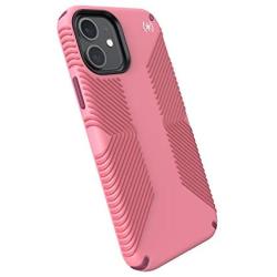 Speck Products Presidio2 Grip iPhone 12, iPhone 12 Pro Case, Vintage Rose/Royal Pink/Lush Burgundy/White