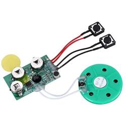 DIY Greeting Card Chip 120 Seconds Recordable Voice Sound Chip Module Built-in Button Battery for Gift Boxes, Invitations, Handmade Products