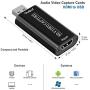DIGITNOW Audio Video Capture Cards 1080P HDMI to USB 2.0 Record to DSLR Camcorder Action Cam,Computer for Gaming, Streaming, Teaching, Video Conference, Broadcasting or Facebook Portal TV Recorder