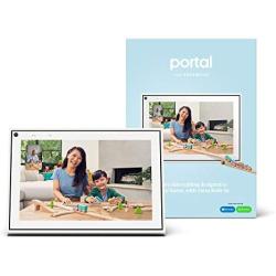 Facebook Portal - Smart Video Calling 10” Touch Screen Display with Alexa – White