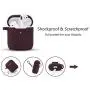 Filoto Case for Airpods, Airpod Case Cover for Apple Airpods 2&1 Charging Case, Cute Air Pods Silicone Protective Accessories Cases/Keychain/Pompom/Strap, Best Gift for Girls and Women, Burgundy