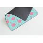Gaming Mouse Pad Custom Design, Pink Flamingos Design Art, Rectangle Non-Slip Rubber Mousepad Mat