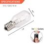 Betus [Original Replacement] Long Lasting 15 Watt Dimmable E12 Socket Incandescent Candelabra Salt Lamp Bulb - Value Pack of 12