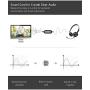 Mpow USB Headset (All-Platform Edition) with 3.5mm Jack, Stereo Computer Headset with Microphone Noise-Canceling, Skype Headphones w/Comfort-fit Earpad, Inline Volume Control for PC/Laptop/Cell Phone