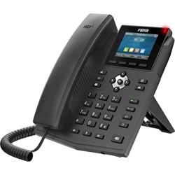Fanvil X3SG Entry Level VoIP Phone, 2.8-Inch Color Display, 4 SIP Lines, Dual-Port Gigabit Ethernet, Power Adapter Not Included