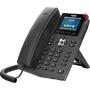 Fanvil X3SG Entry Level VoIP Phone, 2.8-Inch Color Display, 4 SIP Lines, Dual-Port Gigabit Ethernet, Power Adapter Not Included