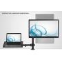 Mount-It! Laptop and Monitor Desk Mount | Fully Adjustable Laptop Mount | VESA Monitor Arm Stand | Desk Pole Mount Extension for Monitors and Laptops