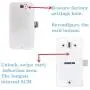 Electronic Cabinet Lock, Hidden DIY RFID Lock Electronic Cabinet Lock ，Invisible Cabinet Lock， RFID Card/Tag Card/Induction Swipe Card to Unlock,for Wooden Cabinet Drawer Locker Cupboard