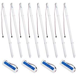 Hyperikon Magnetic Mount 2 Foot LED Retrofit Kit 20W=130W, 2x2 Panel Troffer T12 2ft Replacement, UL, Crystal White, 4 Pack