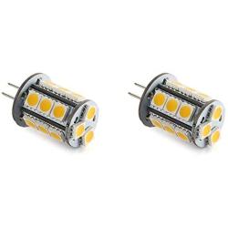 Makergroup T3 G4 Bi-pin LED Light Bulb 12VAC/DC Low Voltage 3Watt Daylight White 6000K for Outdoor Landscape Lighting Path Lights, Deck Lights, Step Lights,Paver Lights 2-Pack
