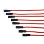 A-Team Performance Silicone Spark Plug Wires with Black 90 Degree Boot SBC Compatible with Chevy GMC Truck SUV Vortec 5.0L 5.7L 5700 350 1996-2003 Red 8.0mm