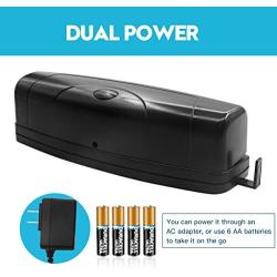Electric 3 Hole Punch, VEYETTE Black Fast Hole Puncher 15-20 Sheets,Use AC or 6 AA Battery