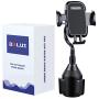 Cup Holder Phone Mount for Car Universal Adjustable Base Gooseneck Cup Phone Holder for iPhone 12/11 Pro Max/Xs/Max/X/XR ,Samsung Note 10/9/ S21+/S20/ S10/ S9/ S9+ by DALUZ