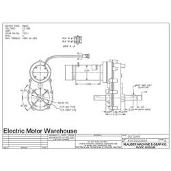 Klauber RV Slide Out Motor # K01250C600