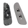 2Pcs New Window Switch Bezel,Driver & Passenger Side, Taupe Switch Panel Set for 2002-2010 Dodge Ram 1500 2500 3500
