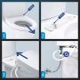 TOTO SW3046#01 S500E Electronic Bidet Toilet Cleansing, Instantaneous Water, EWATER Deodorizer, Warm Air Dryer, and Heated Seat, Elongated Contemporary, Cotton White