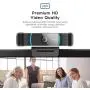 Amcrest 5-Megapixel Webcam with Microphone, Web Cam USB Camera, Computer HD Streaming Webcam for PC Desktop & Laptop w/Mic, Wide Angle Lens & Large Sensor for Superior Low Light (AWC5100)
