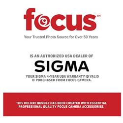 Sigma 24-70mm f/2.8 DG DN Art Zoom Full Frame Sony E-Mount Lens with LaCie Rugged Mini 1TB Hard Drive and 64GB SD Card Bundle (3 Items)