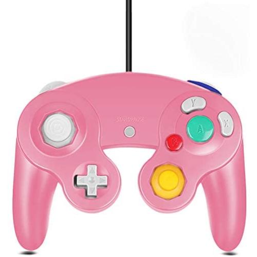 Gamecube Controller, Classic Wired Controller for Wii Nintendo Gamecube (Pink)