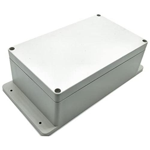 BestTong Junction Box ABS Plastic Dustproof Waterproof IP65 Universal Electrical Boxes Project Enclosure with Fixed Ear Grey 7.9 x 4.7 x 2.9 Inches 200mmx120mmx75mm