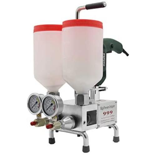 BAOSHISHAN Double Liquid Type High-Pressure Floor Grouting Machine for Concrete Cracks Leakage Repair Pump Machine (110V)