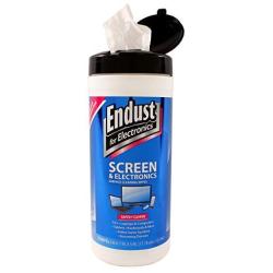 Endust for Electronics, Surface cleaning wipes, Great LCD and Plasma wipes, 70 Count (11506)