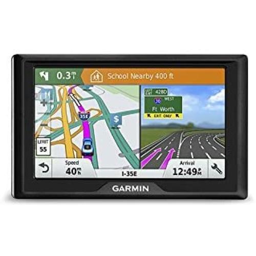 Garmin Drive 51 USA LM GPS Navigator System with Lifetime Maps, Spoken Turn-By-Turn Directions, Direct Access, Driver Alerts, TripAdvisor and Foursquare Data (Renewed)
