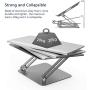 Laptop Stand, EPN Laptop Riser with Heat-Vent to Elevate Laptop, Adjustable Desktop Holder Compatible for MacBook Pro/Air, Surface Laptop, Dell XPS, HP, Samsung and Other 11-17 Inch Notebook