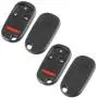 Key Fob Shell Case for Honda Accord/Acura TL 1998 1999 2000 2001 2002 (KOBUTAH2T), Set of 2