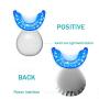 Inductive Charging Tooth whitening System Teeth Bleaching Light-Accelerated BleachingTrays Kit with 16 Powerful Red/Blue LED Lights (White)