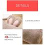 Milkycat Cute Hot Water Bottle with Cover，Portable Rechargeable Electric Hot Water Bag，Plush Bunny Hand Warmer（Winter Expressive Gift，Beige Rabbit）