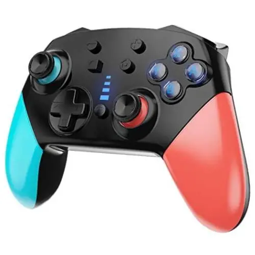 Switch Pro Controller for Nintendo Switch Comfortable 1200mAh Long-Time Play Wireless Gamepad Support Motion Control Dual Vibration Turbo
